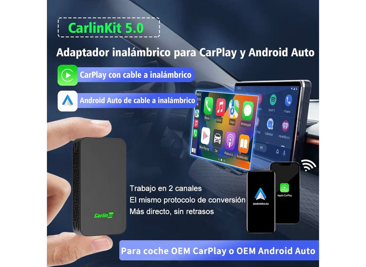 CarlinKit 5.0 Un Innovador Adaptador inalámbrico