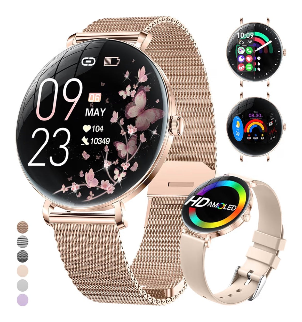 LIGE 2025 Smartwatch Mujer 1.43" HD